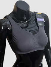 Bali Comfort Revolution Wirefree Seamless Crop Bra Small A-B Cup 3-Pack NWT