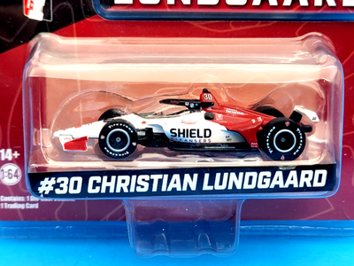 GREENLIGHT INDYCAR #30 CHRISTIAN LUNDGAARD - WITH TRADING CARD