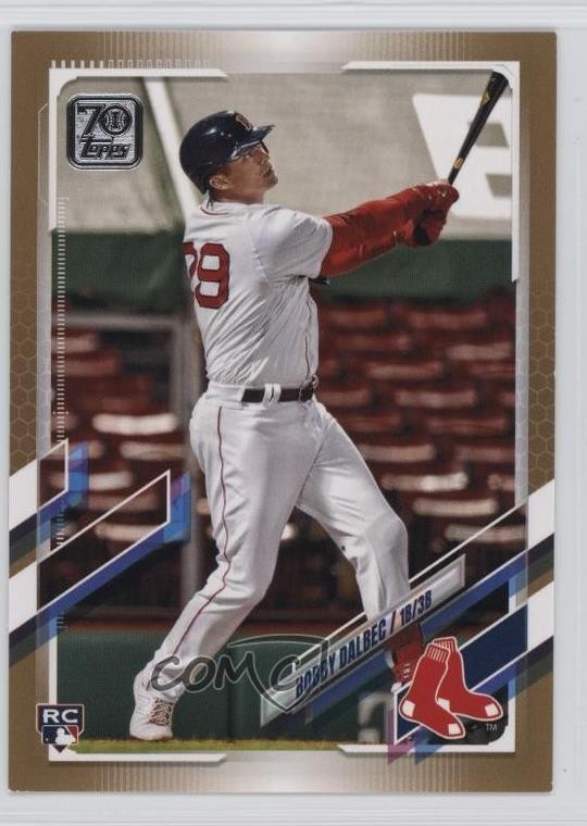 2021 Topps Gold 1909/2021 Bobby Dalbec #26 0d7h