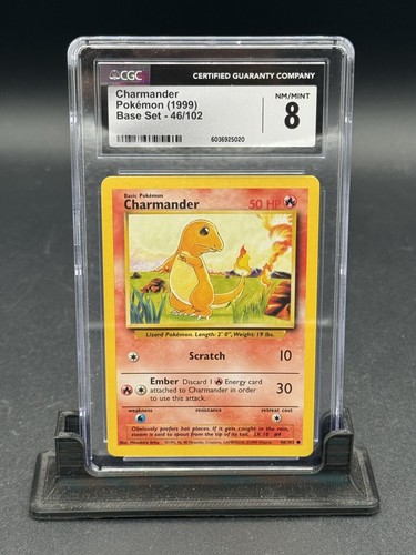 Charmander graded CGC 8 for sale on eBay