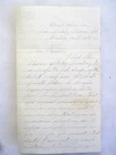 1862 Soldier letter, Co. H, 19th Mass Vol. Inf. MIA after Fredericksburg, VA