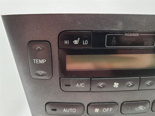 2004 04 LEXUS ES330 TEMPERATURE CONTROL W SEAT HEATER 5590233570 - Picture 2 of 12