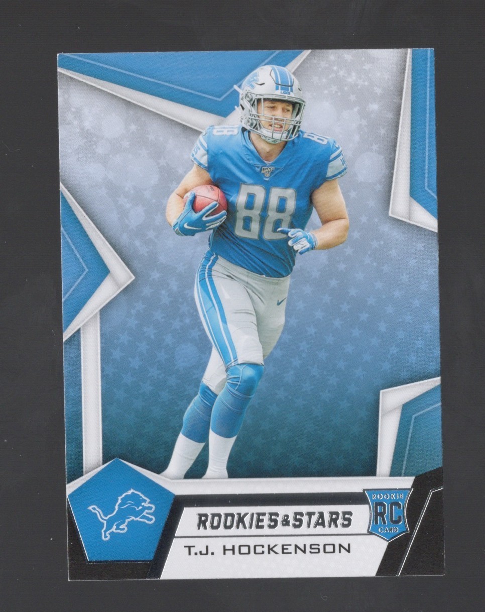 T.J. Hockenson 2019 Panini Rookies & Stars RC #104 LIONS VIKINGS