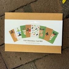 Meri Meri Christmas Felt Card Kit DIY Holiday Greeting Craft festive handmade