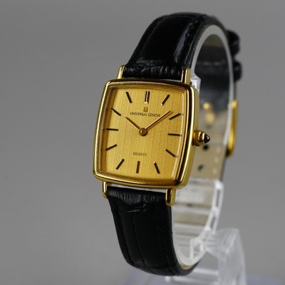 Universal Geneve Women's Watch Gold 23mm Vintage New Battery New