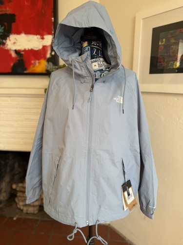 The North Face Donna Plus Antora Giacca Antipioggia Felpa con Cappuccio Acciaio Blu Taglia 3X Nuova con etichette $120 - Foto 12 di 16