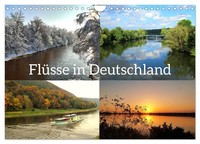 "Calendar 2027 · US Version · Rivers In Germany (Wall Calendar 2027 12\" × 8\" Land"