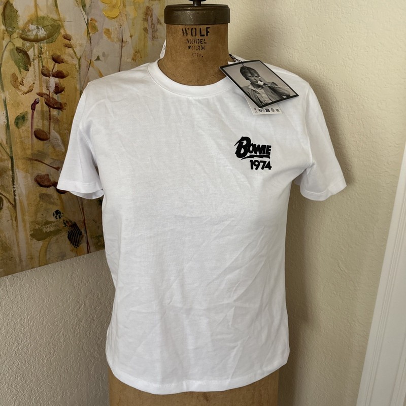 NWT Zara David Bowie Tshirt (size MEDIUM)