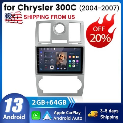 64G For Chrysler 300C 2004-11 Android13 Carplay Car Stereo Radio GPS Nav WIFI BT