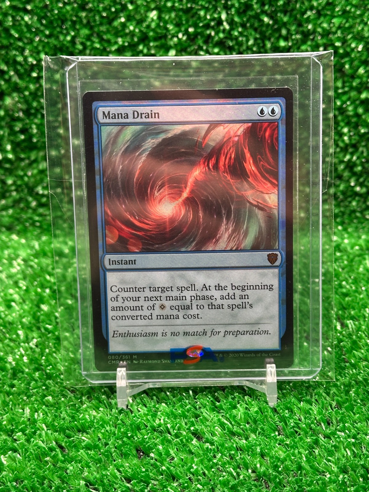 Magic The Gathering Mana Drain Commander Legends Mythic Foil Blue EN 080/361 RT