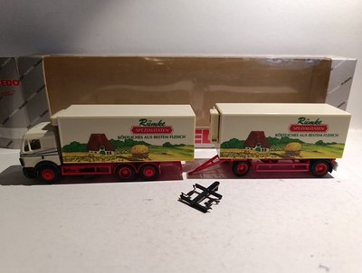 Albedo 200238 , Merc.Benz 1850 Kühlkoffer-HZ ''Rümke Spezialitäten'',OVP , 1:87