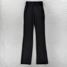 Zara Pants Womens Small Black Straight Leg Pull On Stretch Lightweight NWT