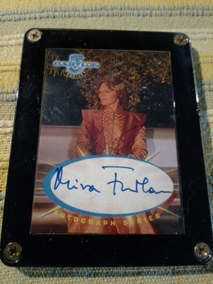 trading cards autograph Mira Furlan Babylon 5