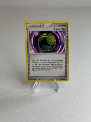 Pokémon Karte, Trainer Finsterball, 80/100 deutsch