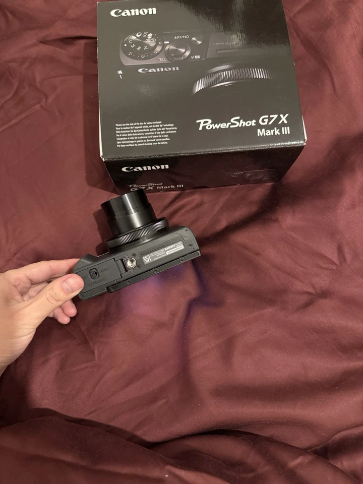 Canon PowerShot G7 X Mark III 20.1MP Kompaktkamera - Schwarz - Bild 3 von 4