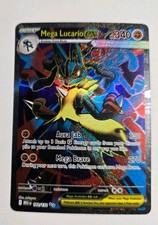Pokemon Mega Evolution Lucario EX 160/132 Ultra Rare Full Art