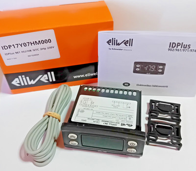 ELIWELL IDPlus 961 Kälteregler Thermostat 230V 2HP NEU OVP 1 NTC Fühler