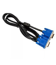 5ft Premium HD15 Male to Male SVGA VGA Video Monitor Cable w/ Ferrite Core cord