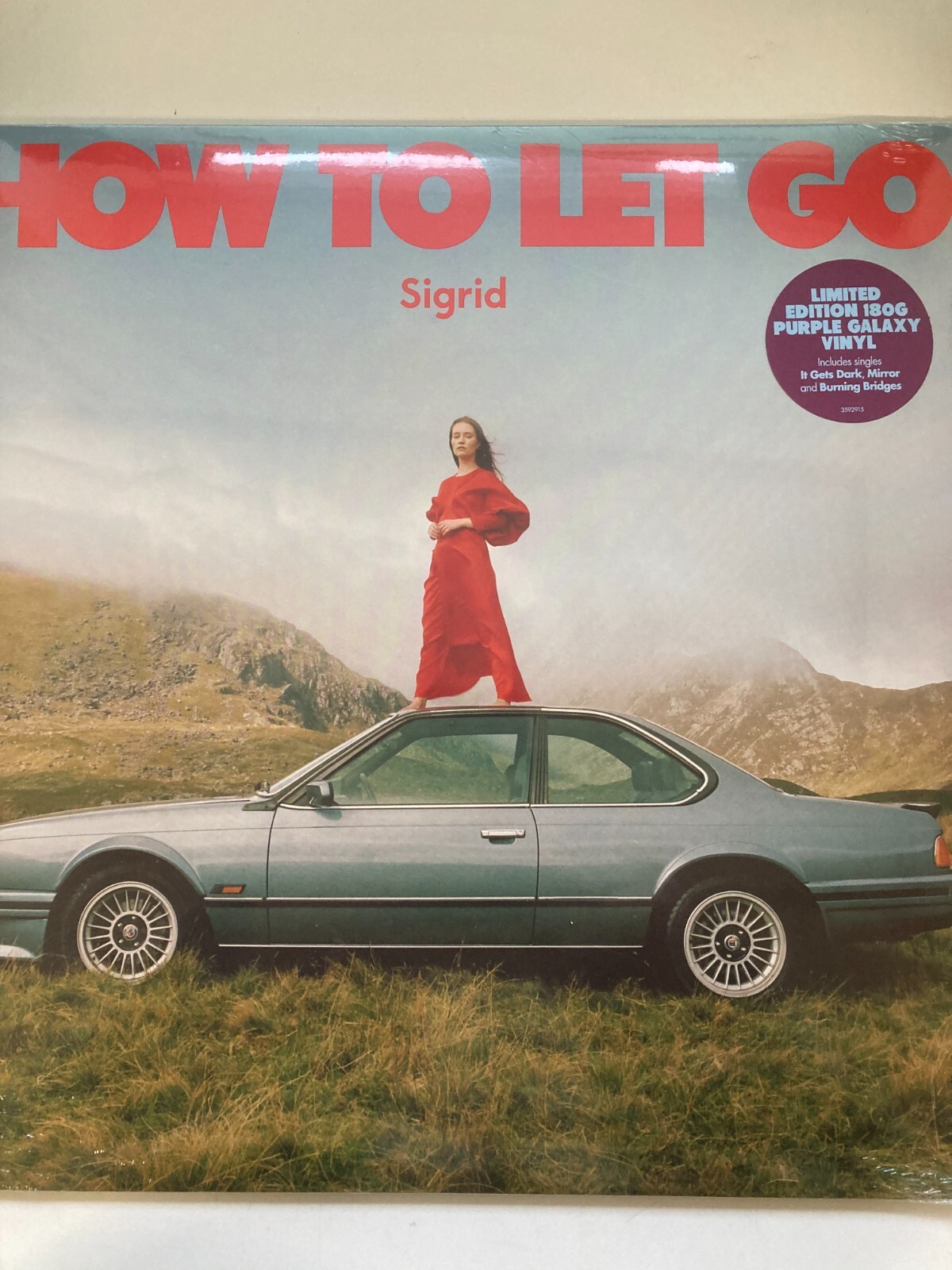SIGRID HOW TO LET GO LIMITED EDITION PURPLE GALAXY VINYL LP, NEW & SEALED