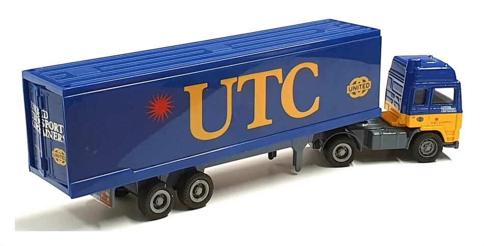Corgi 1/64 Scale 98102 - Volvo Container Trailer Truck UTC - Blue - Image 2 of 4