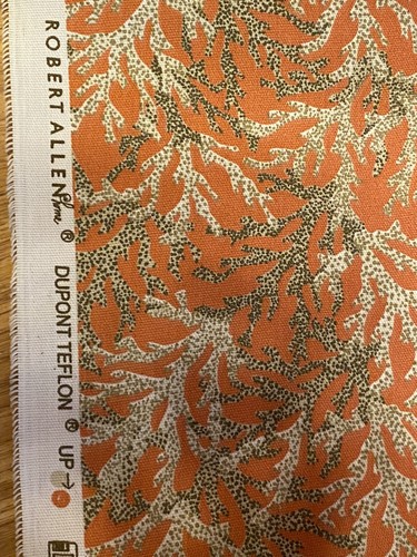 Robert Allen Vintage 2005 Trees Leaves Upholstery Dupont Teflon Material 1.5 Yd - Picture 3 of 6