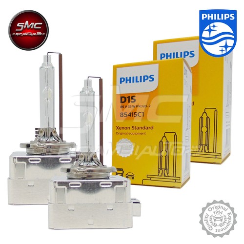 85415C1 - COPPIA LAMPADE AUTO PHILIPS D1S VISION 35W 85V PER FARI ALLO XENON - Afbeelding 1 van 3