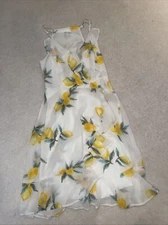 Lemon Dress Slit Dress XS
