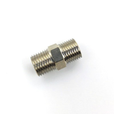 Pipe to Metric Fitting 1/8'' NPT Male to M10 M10X1 M10X1.0 Male Brass Adapter