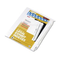 Kleer-fax 80000 Series Legal Index Dividers Side Tab Printed 48 25/pack 82248 on sale Kleer-fax 80000 Series Legal Index Dividers Side Tab Printed 48 25/pack 82248 on sale