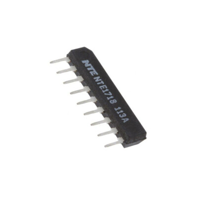 NTE1718 Komparator 1,3us 2-36V THT SIP9 Komparatoren: 2 50nA NTE Electronics
