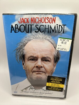 About Schmidt (DVD, 2003) NEW Sealed Jack Nicholson Movie Free Shipping D-189a