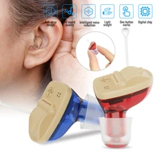 Digital Hearing Aids Noise Cancelling Invisible Severe Loss Sound Amplifier ITE