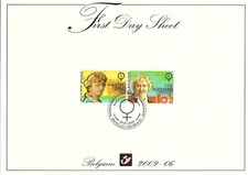 [FDS281] Belgium FDS 2009-06 Inter. Women's Council First Day Sheet SUPERB