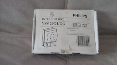 NIB PHILIPS INTERCOM BOX VSS2901/00 CAN BE USED FOR DOORBELL MODULE >@@
