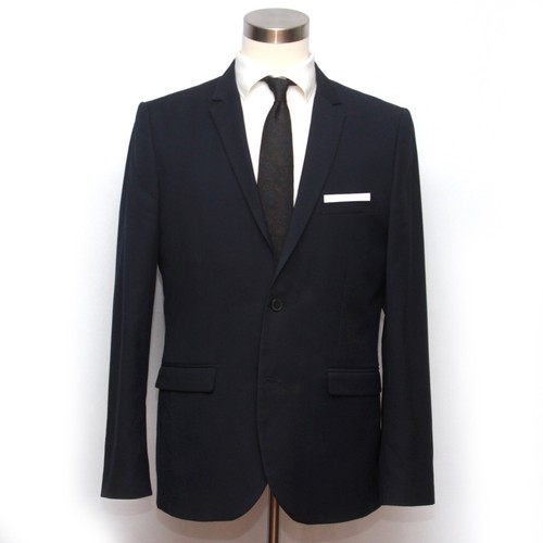 H&M Mens Blazer Sport Coat Two Button Casual Jacket Size 44R D090478