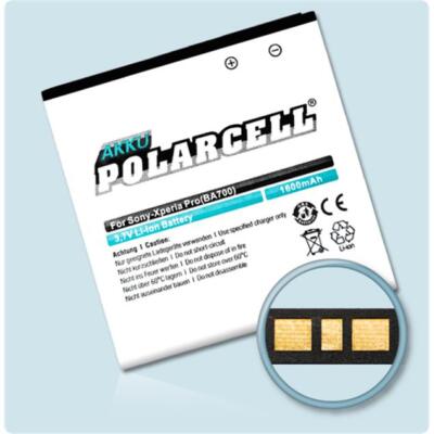 PolarCell Akku für BA700 - Sony Xperia E Xperia E dual Xperia Neo 1600mAh