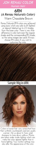 EASIPART by JON RENAU, REMY Human Hair Topper, 8", 12" or 18" Length, ALL COLORS - 第 35/47 張圖片