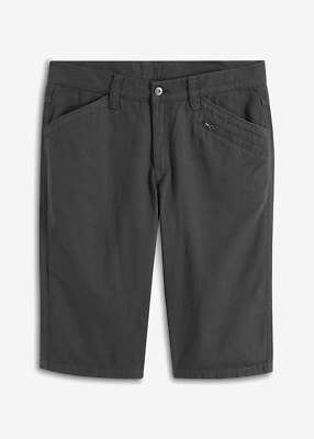 Neu Long-Bermuda im angesagten Loose Fit Gr. 48 Schiefergrau Herrenbermuda