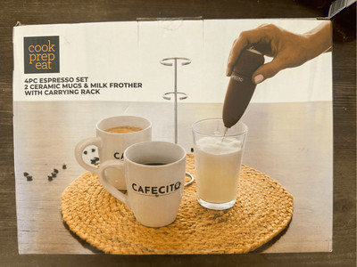 Cook Prep Eat - 4 Piece espresso set