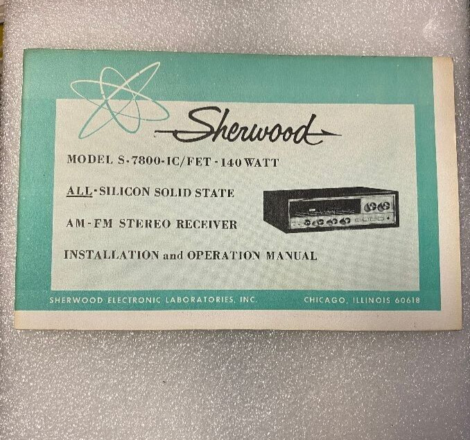 Sherwood S-7800 vintage audio equipment - eBay listing photo 3