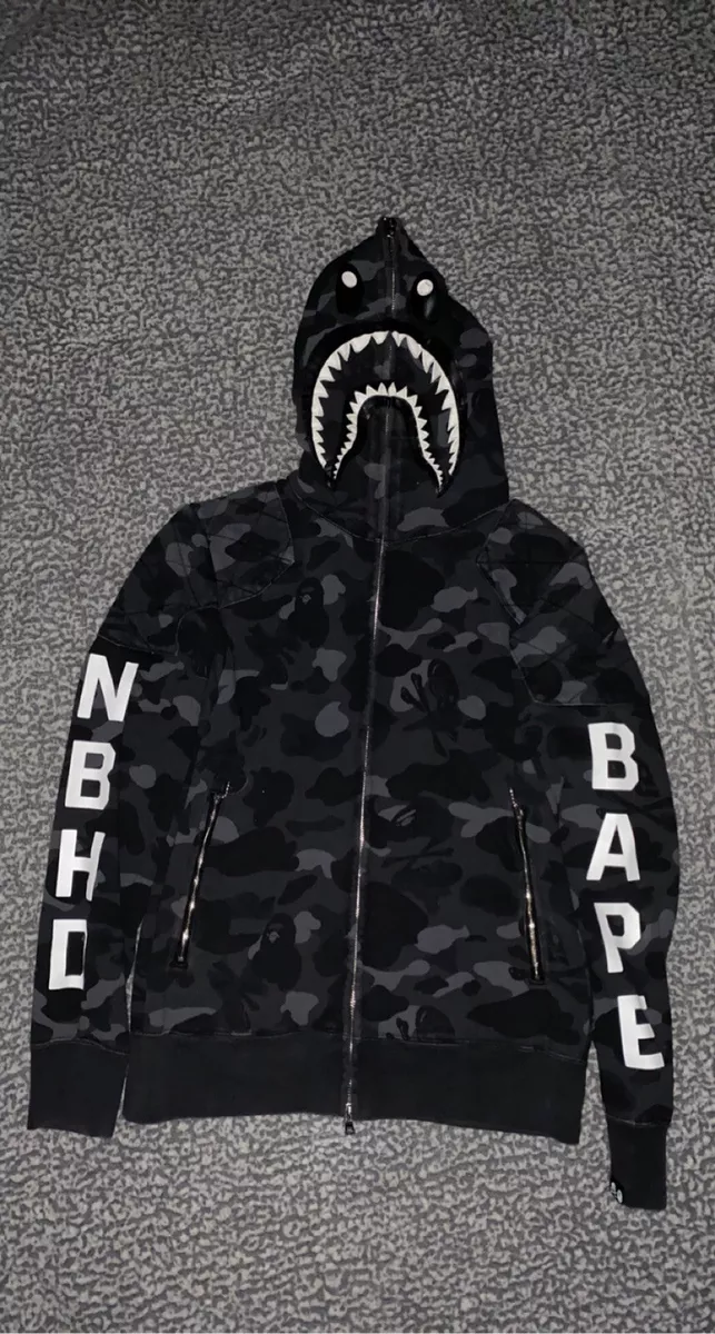 Bape shark deals x neighborhood