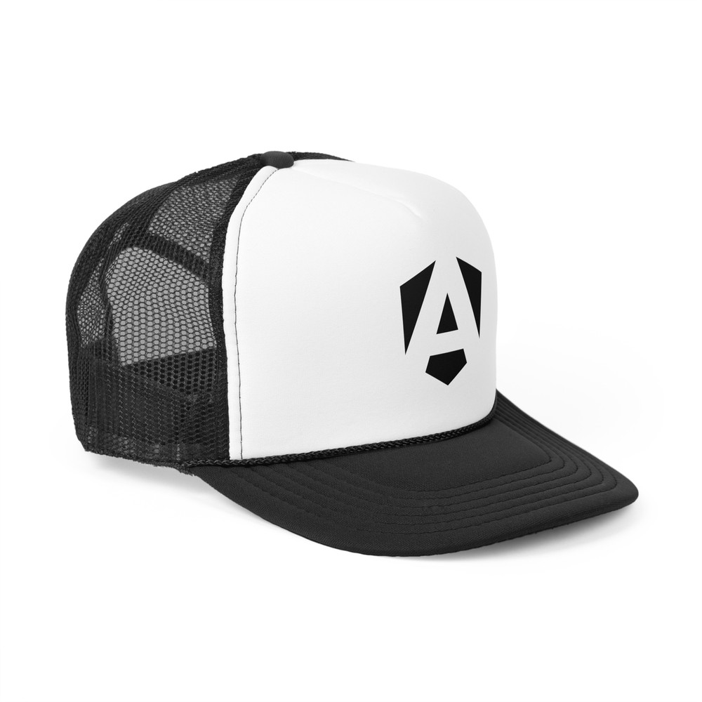 Angular Logo Embroidered Trucker Cap for Web Developers