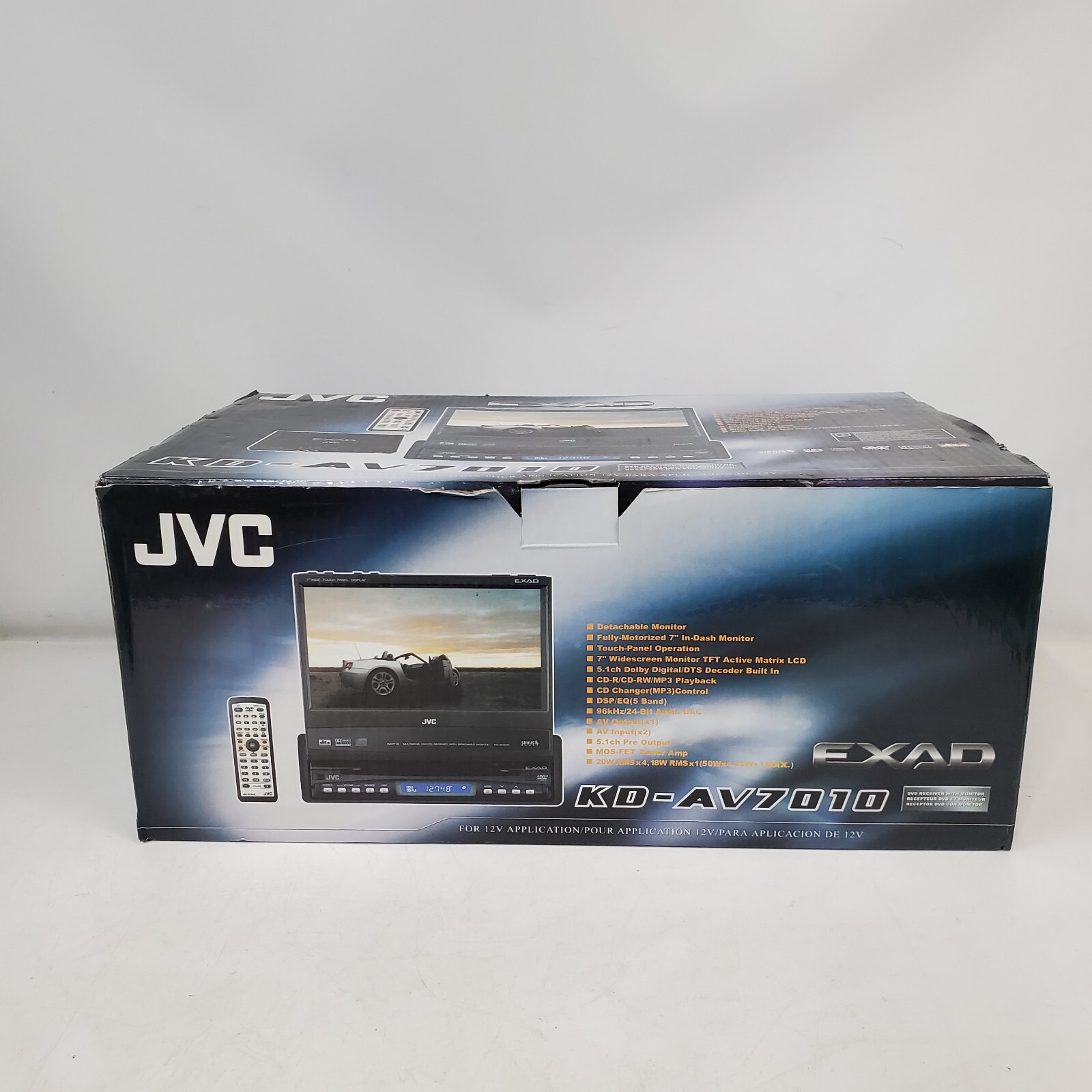 New JVC KD-AV7010 Car In-Dash Video DVD CD Multimedia Center