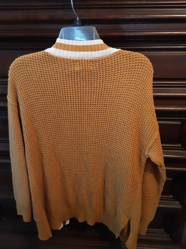 Universal Thread Open-front Cardigan Yellow Men's Size XS Front Pockets New - 第 2/6 張圖片