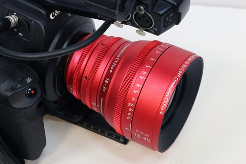 cine sigma 18-35mm t2 canon ef parfocal full manual hard stops de clicked iris - Picture 6 of 9