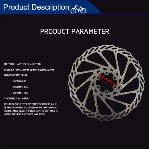G3 MTB Bicicletta Freno a Disco Rotore Acciaio Inox 160/180/203MM per Elixir BB5 BB7 - Foto 3 di 17