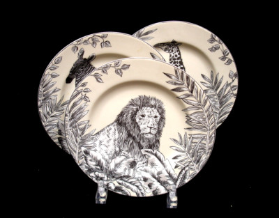 Safari by American Atelier SALAD PLATE 8 1/4'' SET / 3