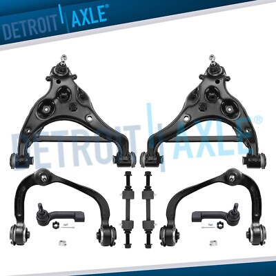 8pc Front Upper Lower Control Arms Suspension Kit for Ford Expedition Navigator