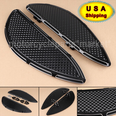 Driver Stretched Floorboards Foot Board For Harley Softail Electra Glide FLHR/X