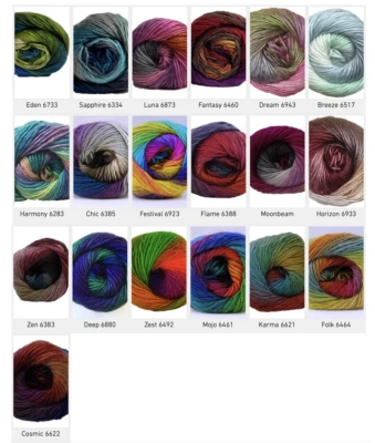 Cygnet Boho Spirit 100g Ball / Yarn 100% Acrylic Dk / Aran